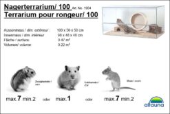 Alternative view of Terrarium pour rongeur 100x50x50cm