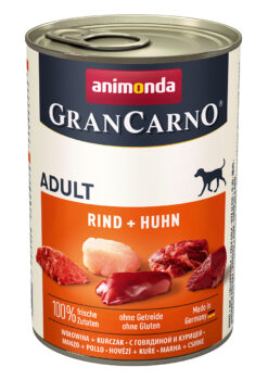 Animonda, chien GranCarno Adult avec buf + poule