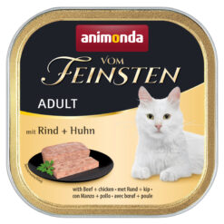 Animonda, chat vom Feinsten Adult, avec buf + poule