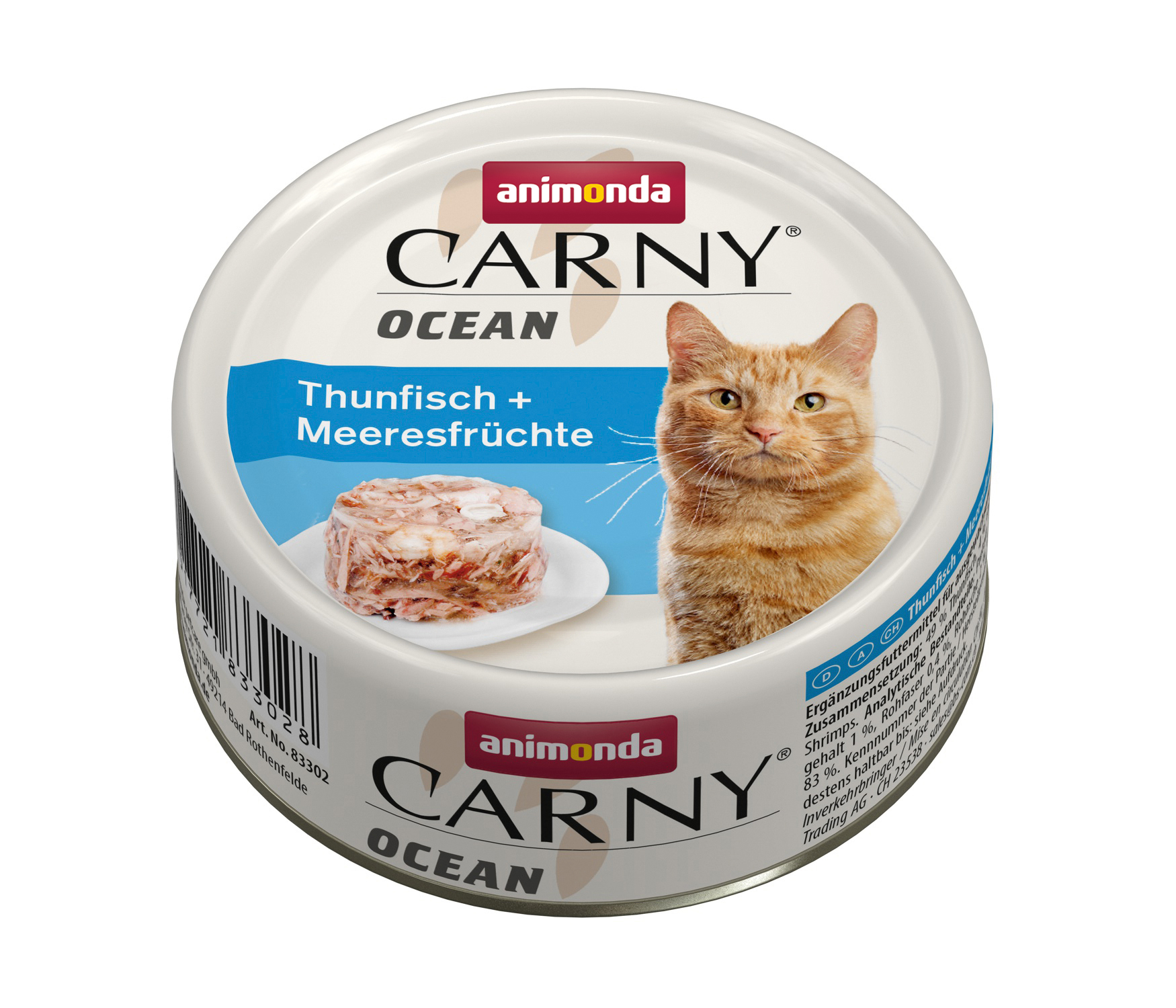 Animonda, chat CARNY Ocean, a.thon+fruits de mer 80g / VE 12 Animonda, chat CARNY Ocean, a.thon+fruits de mer 80g / VE 12
