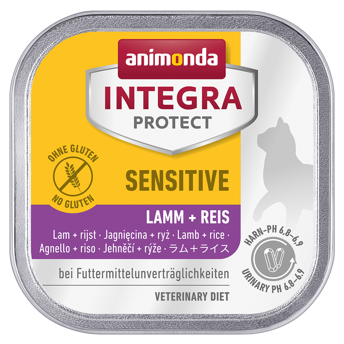 Animonda Integra Chat sensitiv a. agneau+riz 100g / VE 16 Animonda Integra Chat sensitiv a. agneau+riz 100g / VE 16