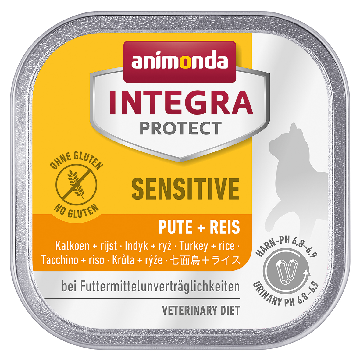 Animonda Integra Katze Sensitive m. Pute+Reis 100g / VE 16 Animonda Integra Katze Sensitive m. Pute+Reis 100g / VE 16