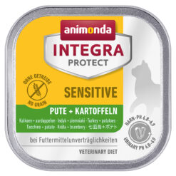 Animonda Integra, chat Sensitiv, dinde + pommes de terre
