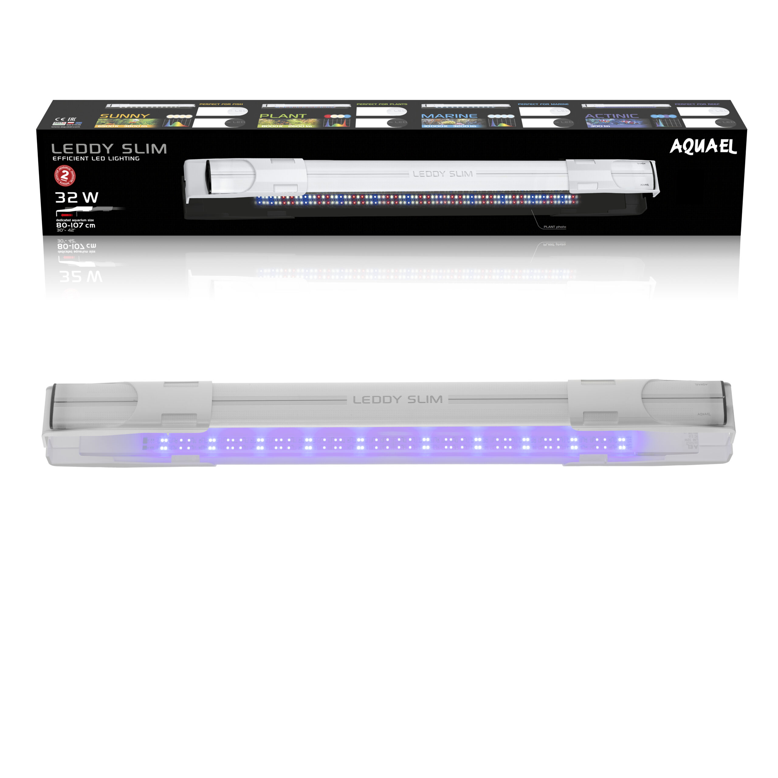 LEDDY SLIM ACTINIC BLANC 2.0 32 W, 80 - 107cm LEDDY SLIM ACTINIC BLANC 2.0 32 W, 80 - 107cm