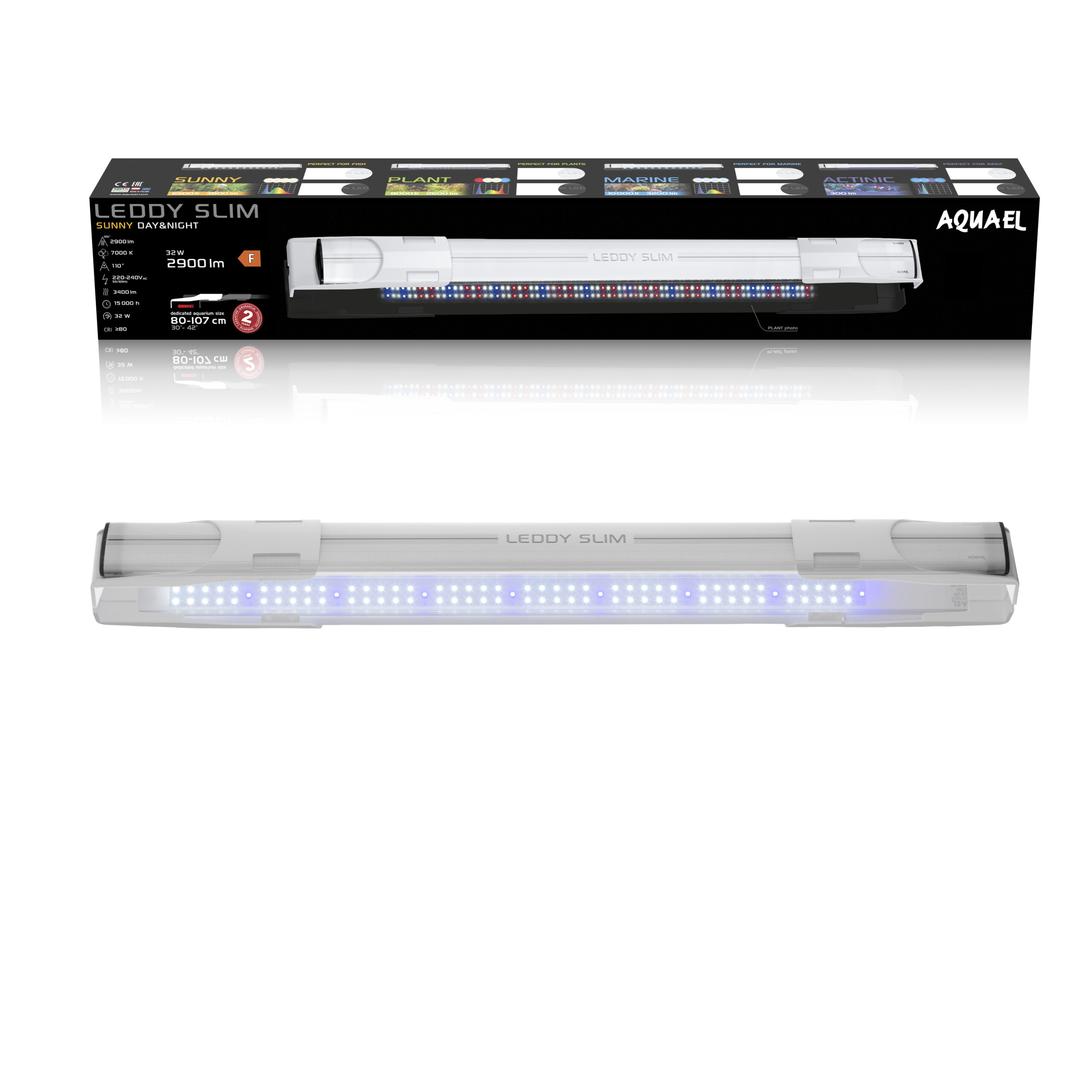 LEDDY SLIM SUNNY BLANC 2.0 32W / 80 - 107cm LEDDY SLIM SUNNY BLANC 2.0 32W / 80 - 107cm