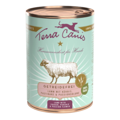 Sans grains, agneau a. courge, pastinake+passiflore