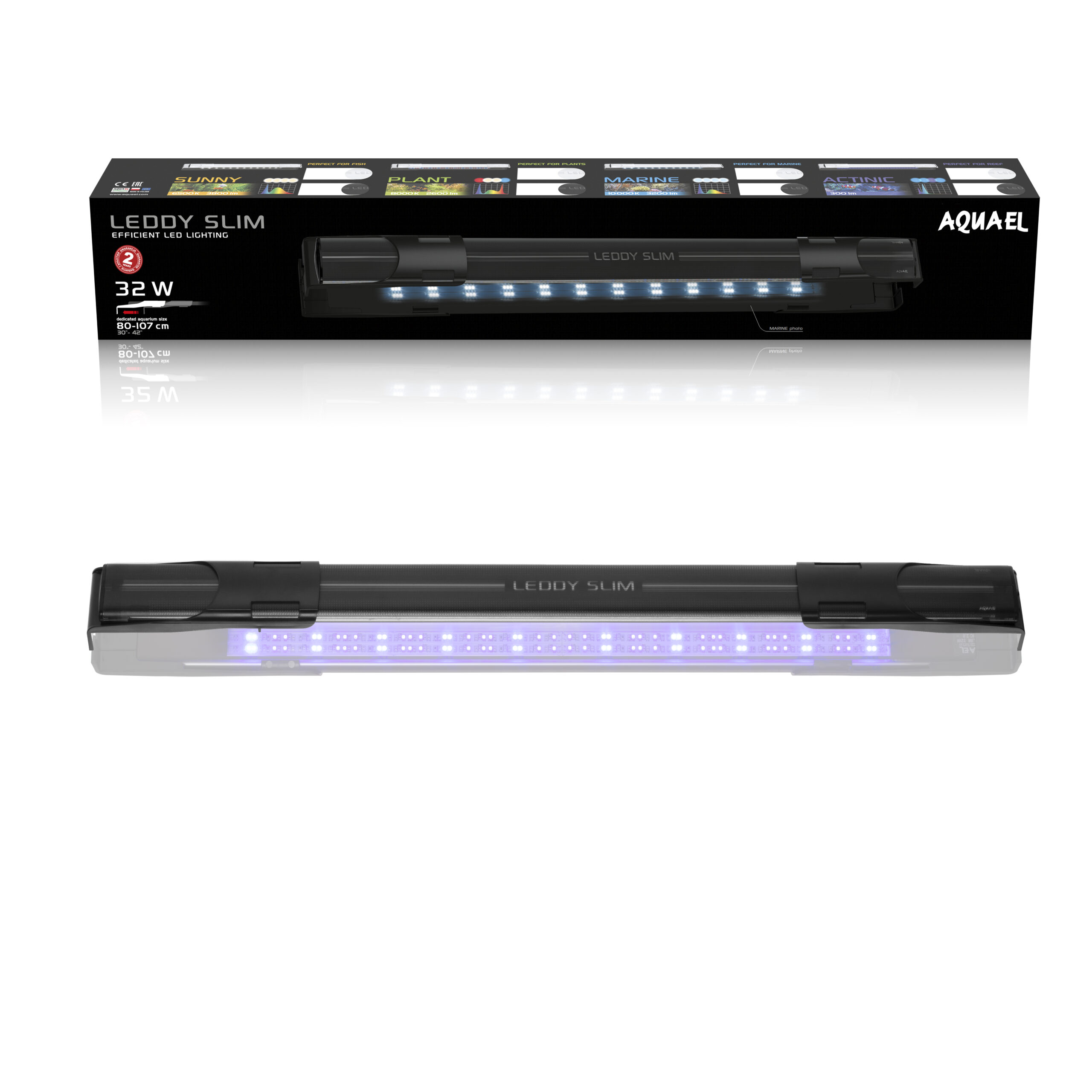 LEDDY SLIM ACTINIC NOIR 2.0 32 W, 80 - 107cm LEDDY SLIM ACTINIC NOIR 2.0 32 W, 80 - 107cm