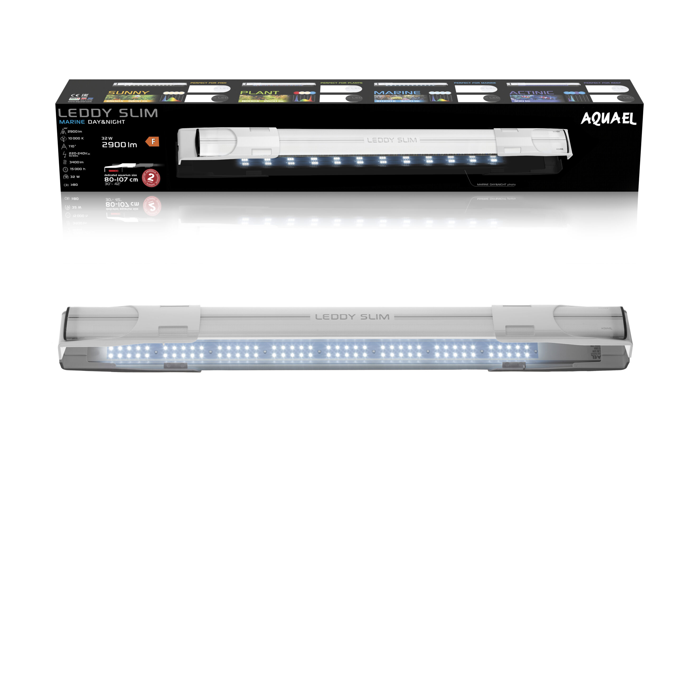 LEDDY SLIM MARINE BLANC 2.0 32W / 80 - 107cm LEDDY SLIM MARINE BLANC 2.0 32W / 80 - 107cm