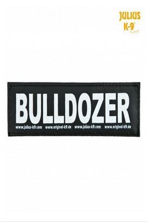 2 Julius-K9 Klettsticker L, BULLDOZER 2 Julius-K9 Klettsticker L, BULLDOZER