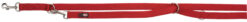 Premium laisse réglabl. double, 2m, rouge