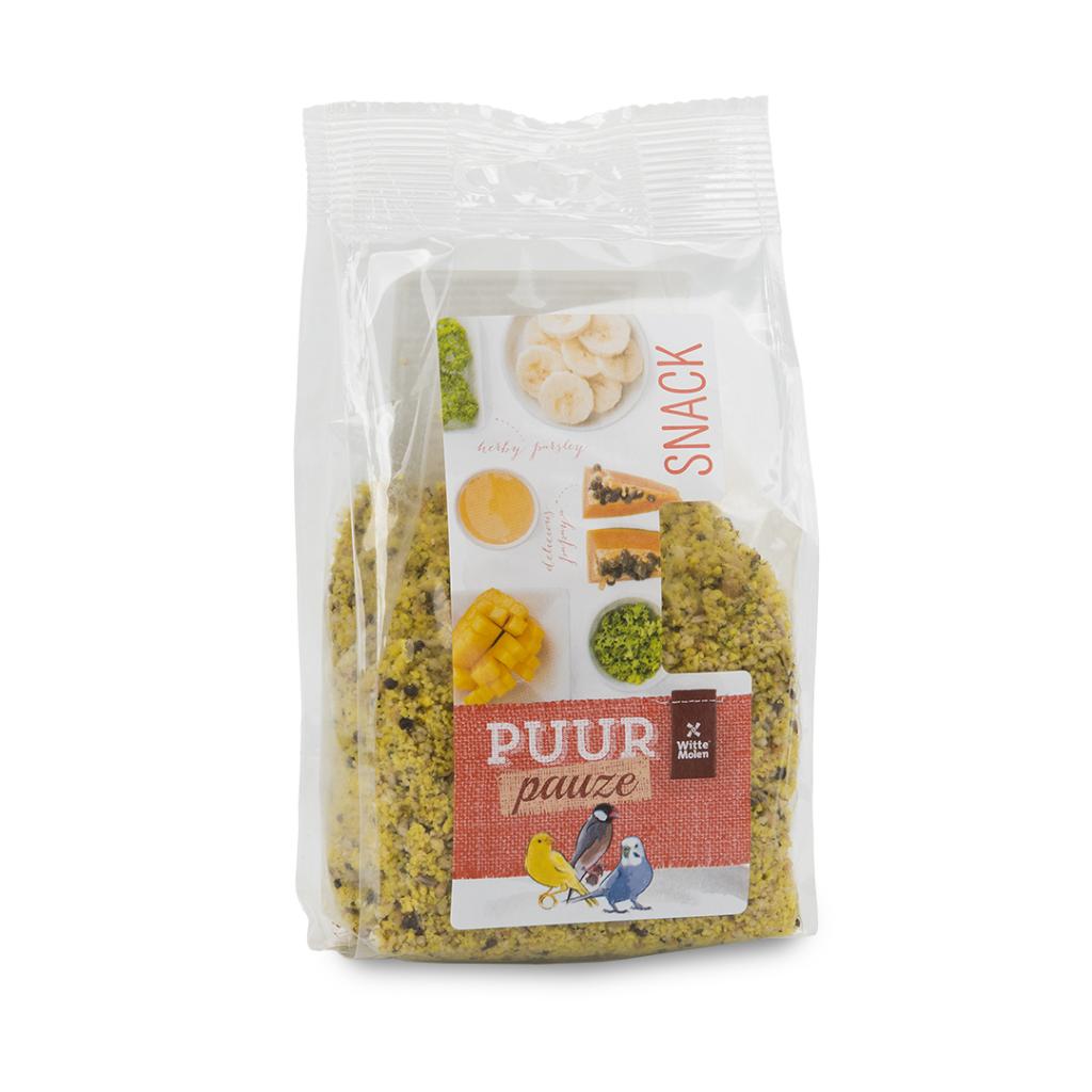 Puur snack mix oiseaux fruits+herbes 200gr Puur snack mix oiseaux fruits+herbes 200gr