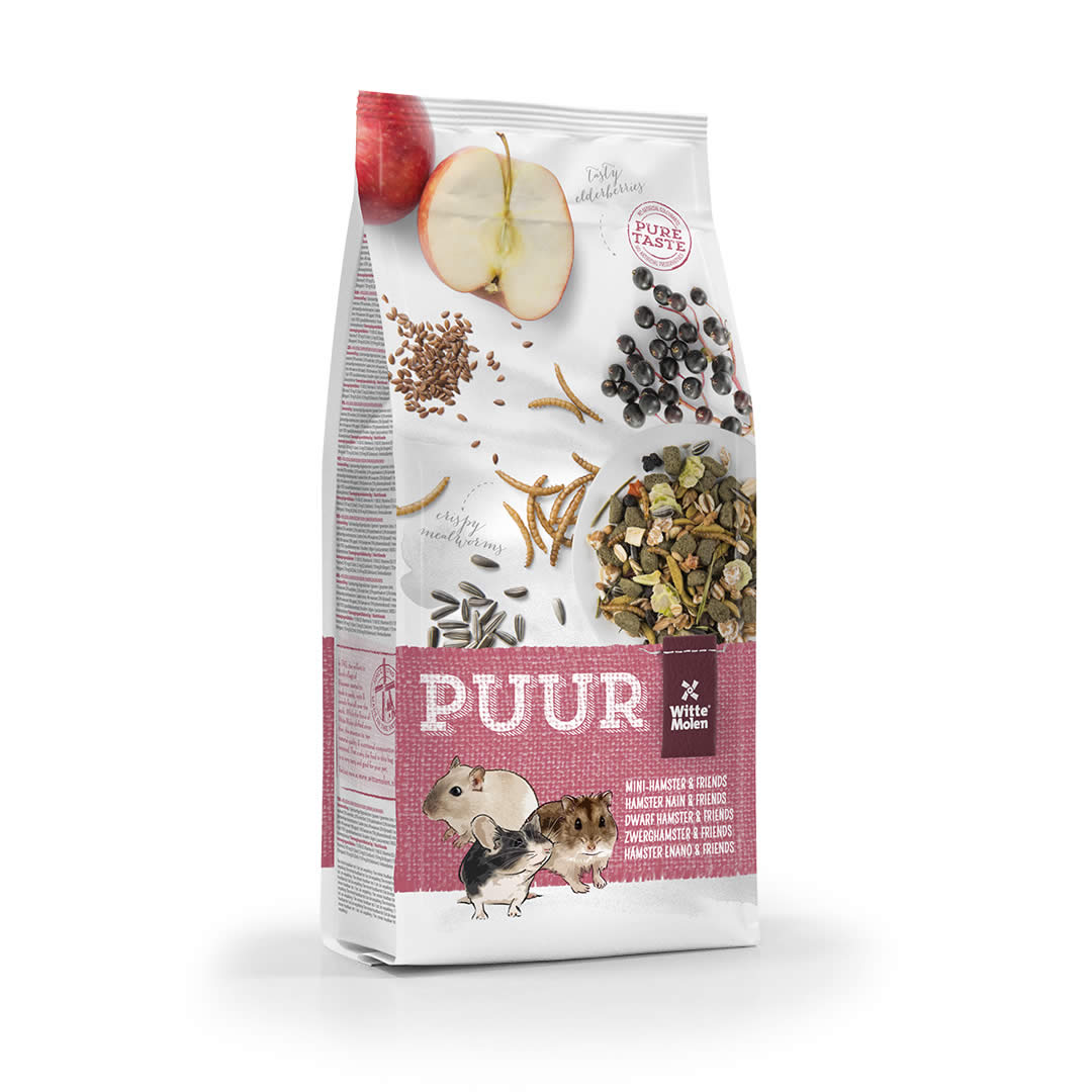 Puur hamster nain aliments complets 400gr. Puur hamster nain aliments complets 400gr.