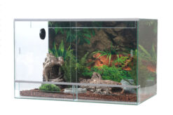 Alternative view of Terrarium avec porte coulissante, 1 passage de câble