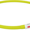 Flash Leuchtring USB, Silikon, XS-XL: 70cm/ø 10mm, grün