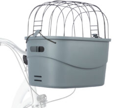 Alternative view of Front-Fahrradkorb, Kunststoff, 42×39×30 cm, grau