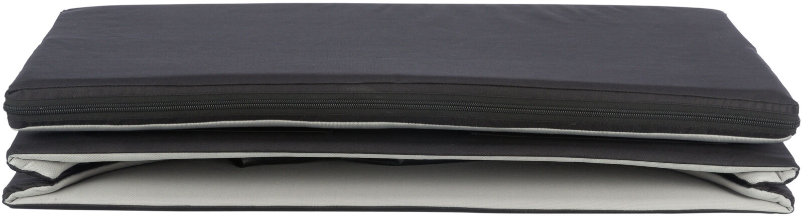 Siège de voiture, double, 80×28×39cm, noir/gris Siège de voiture, double, 80×28×39cm, noir/gris