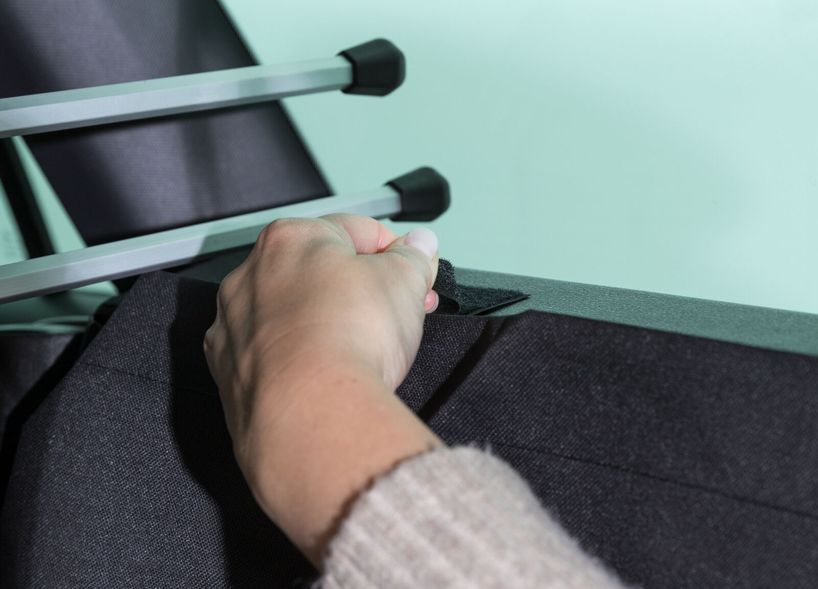 Couv.de prot.coffre 230x110x60cm,noir Nylon Couv.de prot.coffre 230x110x60cm,noir Nylon