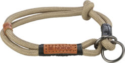 Alternative view of BE NORDIC collier semi-étrangleur, S-M: 40cm/ø 8 mm, sable/n