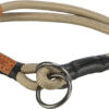 BE NORDIC collier semi-étrangleur, S-M: 40cm/ø 8 mm, sable/n