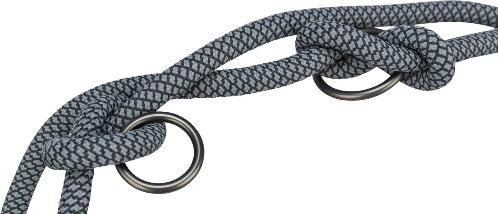 Soft Rope laisse réglable, noir/gris M-L: 2,00 m/ø 10 mm Soft Rope laisse réglable, noir/gris M-L: 2,00 m/ø 10 mm