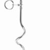 Piquet d'attache chromé,40cm