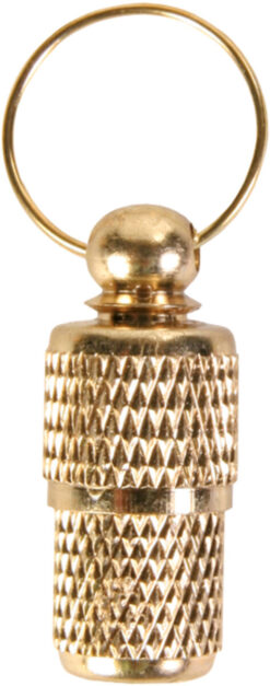 Porte-adresse en métal, doré