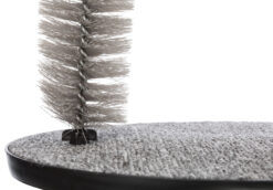 Alternative view of Arc de massage et de soins du pelage, chat, 36×33cm, gris