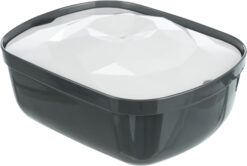 Alternative view of Fontaine à boire Polygon, en mélamine, 2,5 l/28×11×22cm, gri