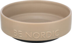 BE NORDIC gamelle, céramique/caoutchouc, taupe