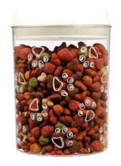 Alternative view of Boîte snack, plastique, ø 12 × 17.5cm, transparent