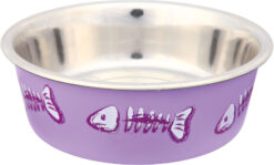 Alternative view of Ecuelle p.chats en acier inox, enduit plast., 0.3l