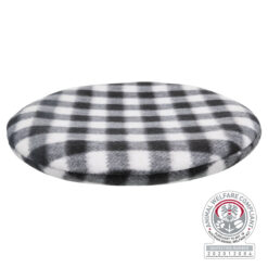 Coussin chauffant a réchauffer au micro-ondes,noir/blanc