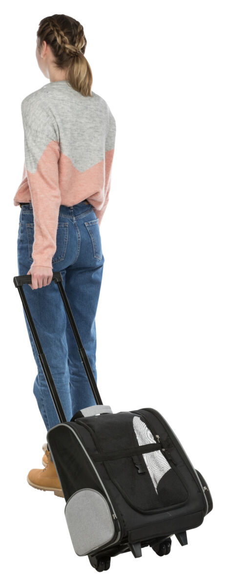 Trolley 36×50×27cm, en nylon, noir Trolley 36×50×27cm, en nylon, noir