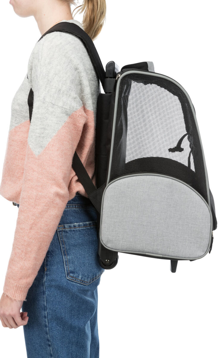 Trolley 36×50×27cm, en nylon, noir Trolley 36×50×27cm, en nylon, noir