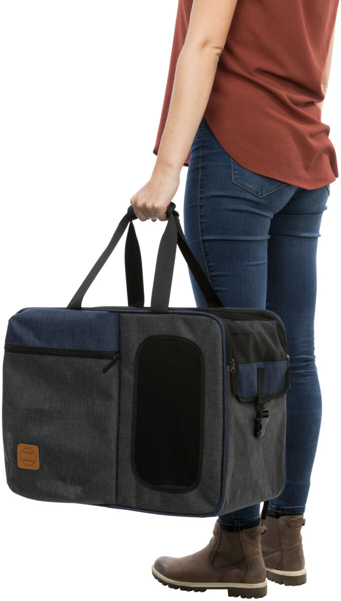 Sac à dos et Sac Tara 2 en 1, 25×38×50cm, gris/bleu Sac à dos et Sac Tara 2 en 1, 25×38×50cm, gris/bleu