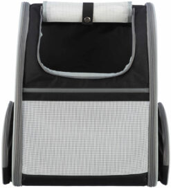 Alternative view of Sac à dos Chloe, 39×43×27cm, gris clair/noir