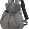 Sac ventral Molly, 25×38×17cm, gris