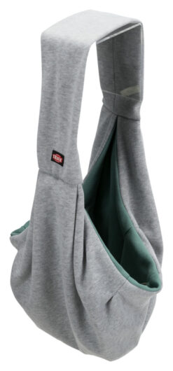 Alternative view of Junior sac ventral , 22×20×60cm, gris clair/menthe