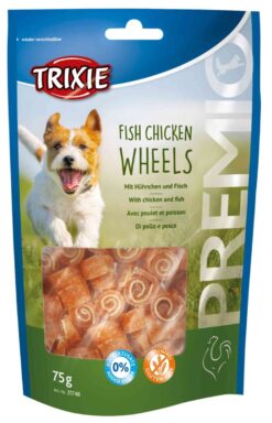 Alternative view of PREMIO Fish Chicken Wheels, 75 g