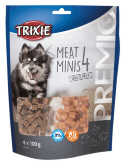 Alternative view of PREMIO 4 Meat Minis, Huhn, Ente, Rind, Lamm, 4×100 g