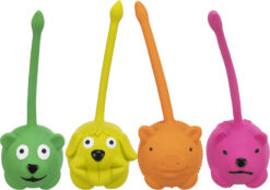 Animal balle de jeu, en latex, ø6cm