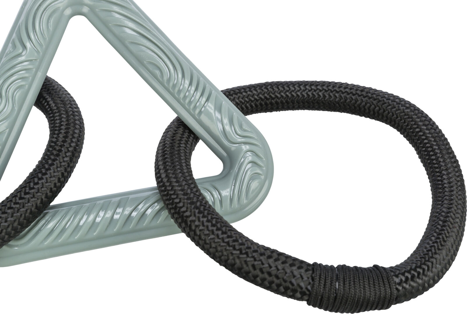 Triangle avec anneaux corde CityStyle, en TPR, 44cm Triangle avec anneaux corde CityStyle, en TPR, 44cm