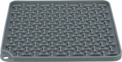 Alternative view of Table de Lick'n'Snack, en silicone, 20×20cm, gris foncé