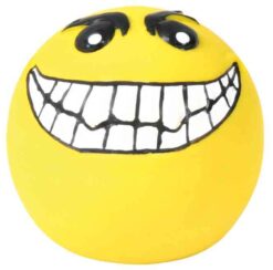Smiley, en latex/fibre de polyester, ø6cm