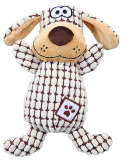 Chien, peluche/tissu, 26 cm