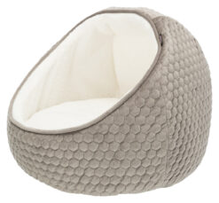 Alternative view of Abri douillet Livia, ø 55 × 45 cm, taupe/crème