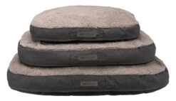 Alternative view of Vital coussin Bendson, 80 × 55 cm, gris foncé/gris clair