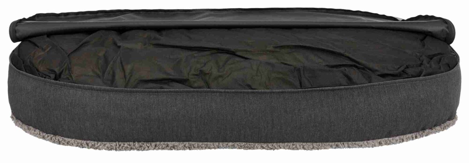 Vital Kissen Bendson rund, dunkelgrau/hellgrau 80 × 55 cm Vital Kissen Bendson rund, dunkelgrau/hellgrau 80 × 55 cm