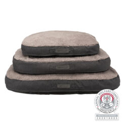 Vital coussin Bendson, 80 × 55 cm, gris foncé/gris clair