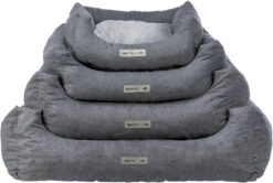 Lit Liano, angulaire, 60×50cm, gris